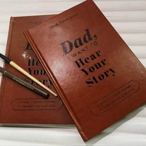 2026 New Dad Mom I Want To Hear Your Story Journal Gift Set Family Memory Keepsake Notebook Box